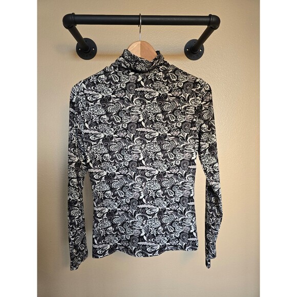 By Design NWT black and white turtle neck women's size small - Picture 3 of 9
